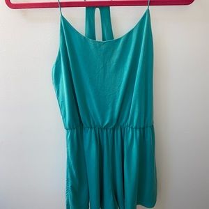 Racer back romper